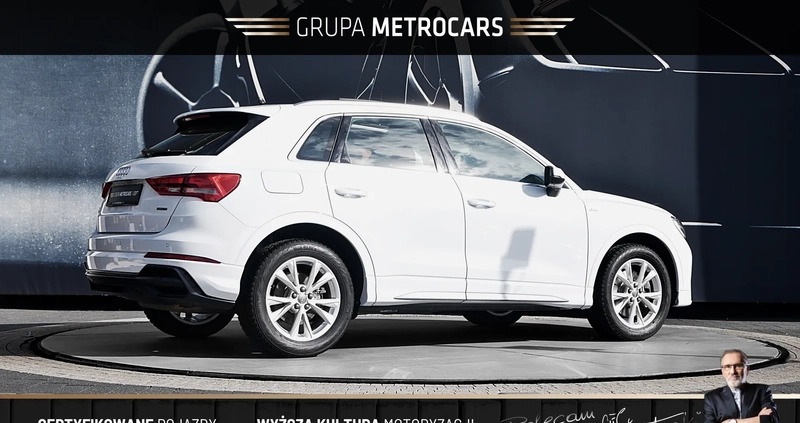 Audi Q3 cena 135899 przebieg: 99888, rok produkcji 2020 z Brańsk małe 596